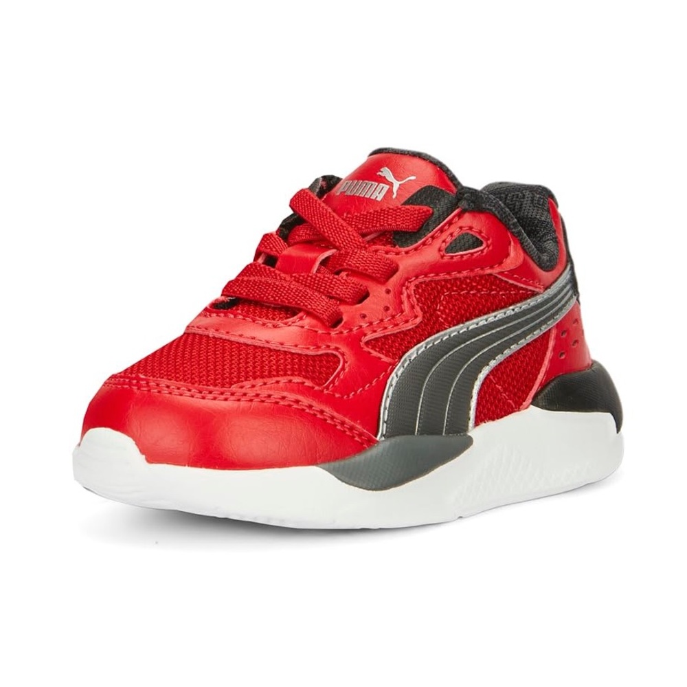 Puma Red and Black Sneakers with Ferrari logo